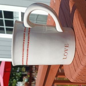 ❤Cross Stitch ❤ Love Hearth & Home mug